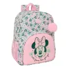 Mokyklinis krepšys Minnie Mouse Minty Rožinė 33 x 42 x 14 cm