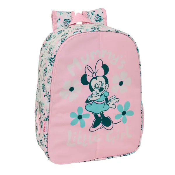 Mokyklinis krepšys Minnie Mouse Minty Rožinė 26 x 34 x 11 cm