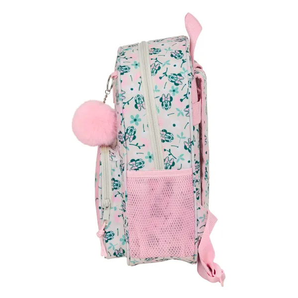 Mokyklinis krepšys Minnie Mouse Minty Rožinė 28 x 34 x 10 cm