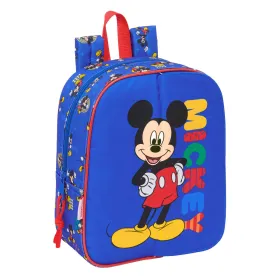 Mokyklinis krepšys Mickey Mouse Clubhouse Today Mėlyna 22 x 27 x 10 cm