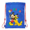 Kuprinė su virvutėmis Mickey Mouse Clubhouse Today Mėlyna 26 x 34 x 1 cm
