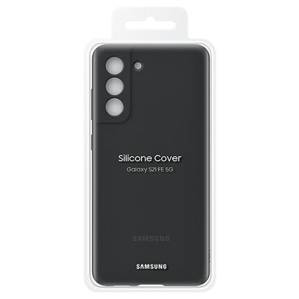 Samsung Silicone Cover for Samsung G990 S21 FE 5G black