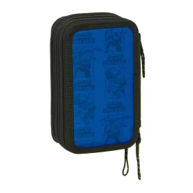 Holdall The Avengers Blue Black 12,5 x 19,5 x 5,5 cm 37 Pieces