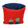 Kuprinė su virvutėmis Super Mario Mamma mia Raudona Tamsiai mėlyna 26 x 34 x 1 cm