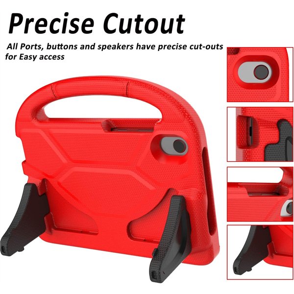 Dėklas Shockproof Kids Samsung X210/X215/X216 Tab A9 Plus 11.0/X230/X235/X236 Tab A11 Plus 11.0 raudonas