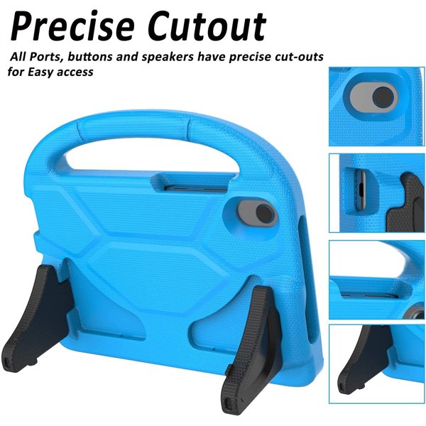 Dėklas Shockproof Kids Samsung X210/X215/X216 Tab A9 Plus 11.0/X230/X235/X236 Tab A11 Plus 11.0 tamsiai mėlynas