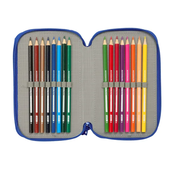 Holdall Sonic Blue 12,5 x 19,5 x 5,5 cm 37 Pieces