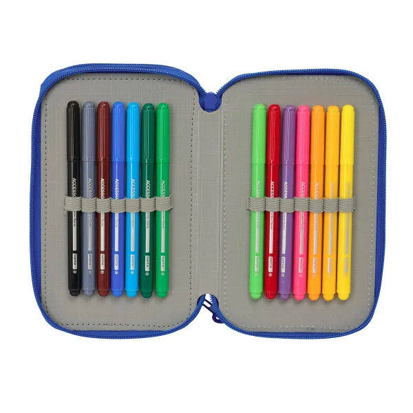 Holdall Sonic Blue 12,5 x 19,5 x 5,5 cm 37 Pieces