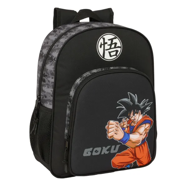 Mokyklinis krepšys Dragon Ball Juoda 32 x 38 x 12 cm
