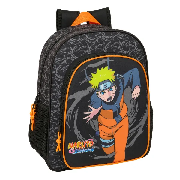 Mokyklinis krepšys Naruto Juoda 32 x 38 x 12 cm