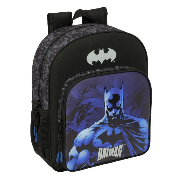 Mokyklinis krepšys Batman Juoda 32 x 38 x 12 cm