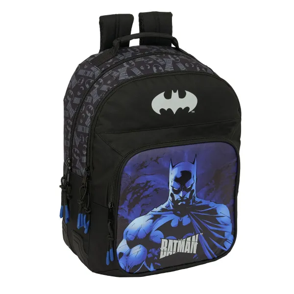 Mokyklinis krepšys Batman Juoda 32 x 42 x 15 cm