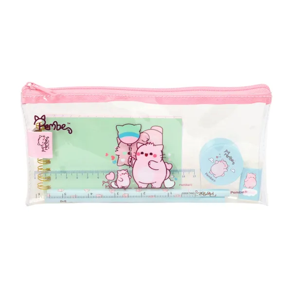 Holdall Pembe The pink cat Multicolour 22,5 x 10,5 x 1 cm