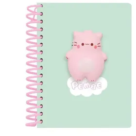 Užrašų knygelė Safta The pink cat Spalvotas