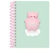 Užrašų knygelė Safta The pink cat Spalvotas