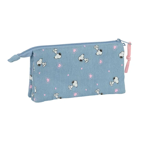 Holdall Snoopy Denim 22 x 12 x 3 cm