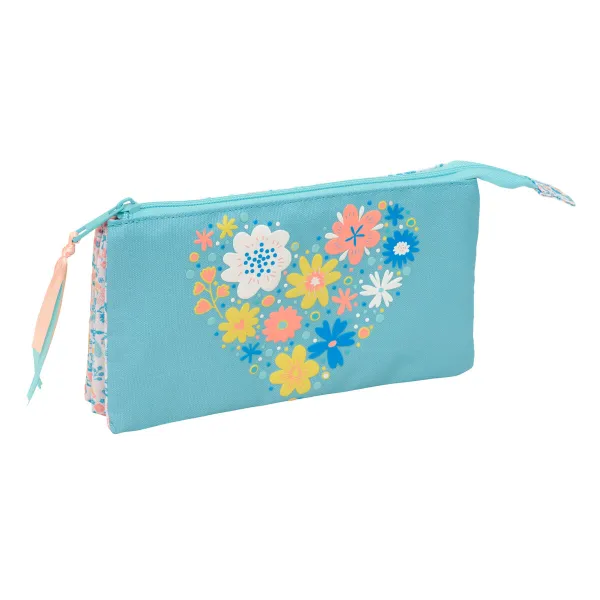 Holdall Moos Fiori Multicolour 22 x 12 x 3 cm