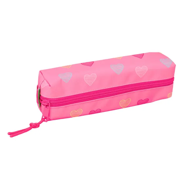 Holdall Benetton Heart Pink 22 x 4 x 7 cm