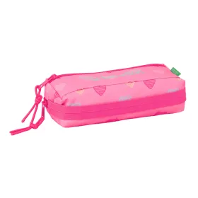 Holdall Benetton Heart Pink 22 x 8,5 x 6 cm