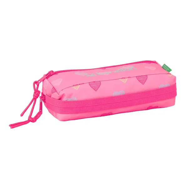 Holdall Benetton Heart Pink 22 x 8,5 x 6 cm