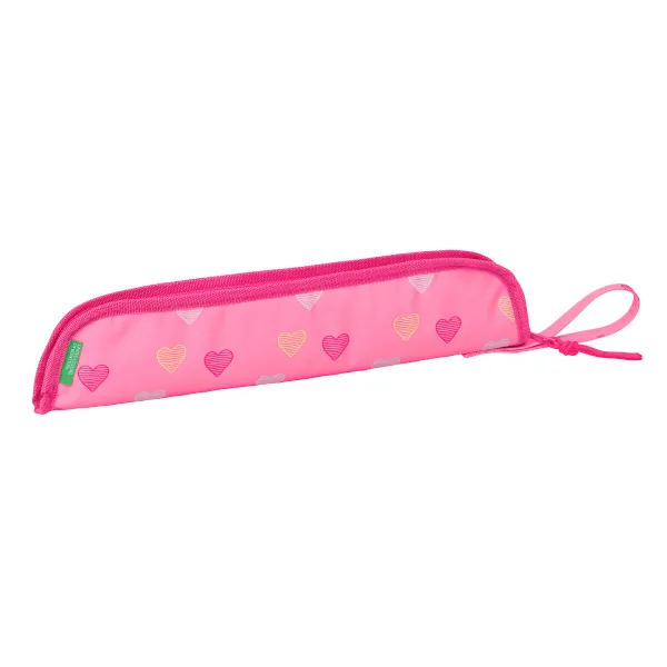 Tallenninlaukku Benetton Heart Pinkki 37 x 8 x 2 cm