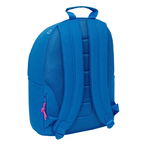 Mokyklinis krepšys Benetton benetton basics Mėlyna 31 x 41 x 16 cm