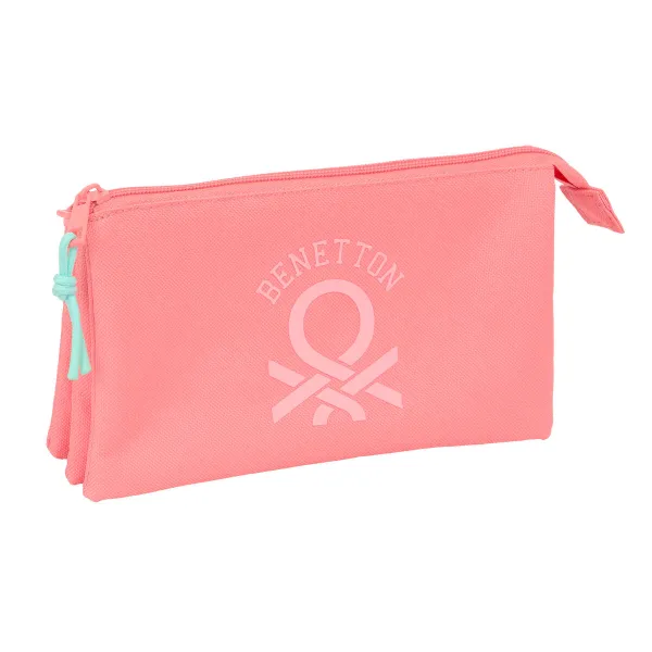 Holdall Benetton Coral Coral 22 x 12 x 3 cm