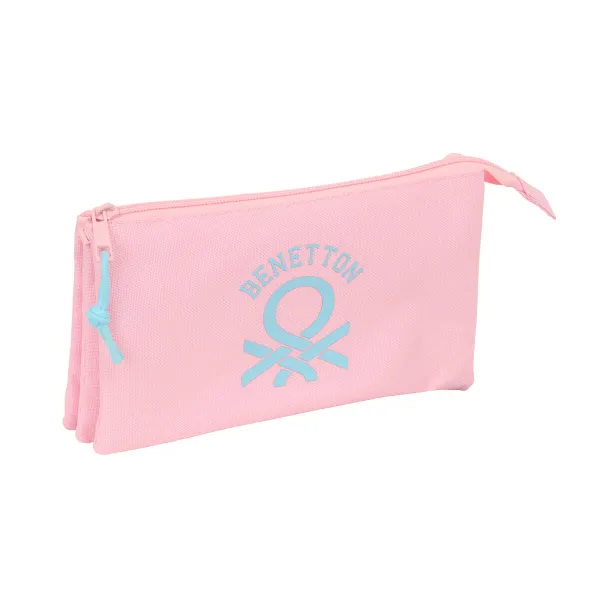 Holdall Benetton Rosa pastel Pink 22 x 12 x 3 cm