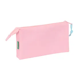 Holdall Benetton Rosa pastel Pink 22 x 12 x 3 cm