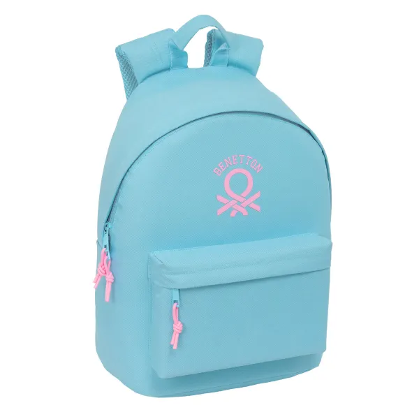 Mokyklinis krepšys Benetton benetton basics Celeste 31 x 41 x 16 cm