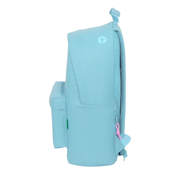 Mokyklinis krepšys Benetton benetton basics Celeste 31 x 41 x 16 cm