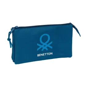 Holdall Benetton Marino Navy Blue 22 x 12 x 3 cm