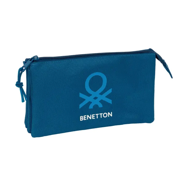 Holdall Benetton Marino Navy Blue 22 x 12 x 3 cm