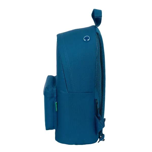 Mokyklinis krepšys Benetton benetton basics Tamsiai mėlyna 31 x 41 x 16 cm