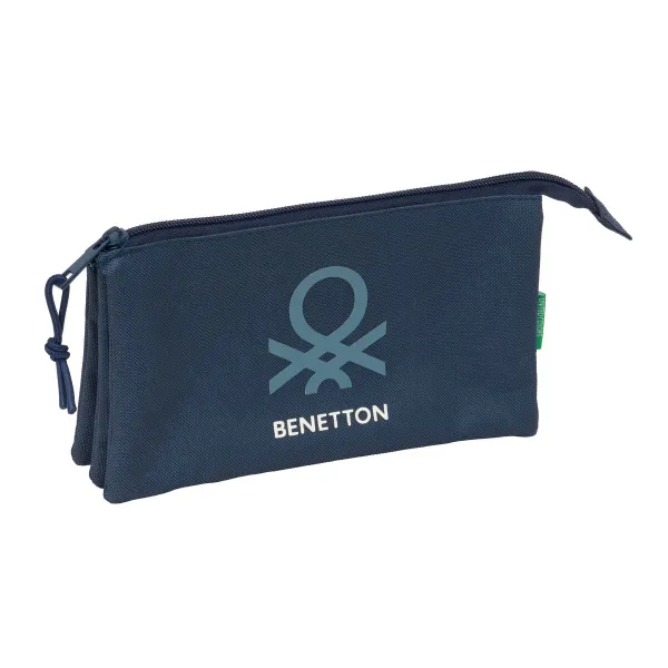 Holdall Benetton Antracita 22 x 12 x 3 cm