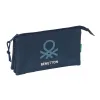 Holdall Benetton Antracita 22 x 12 x 3 cm