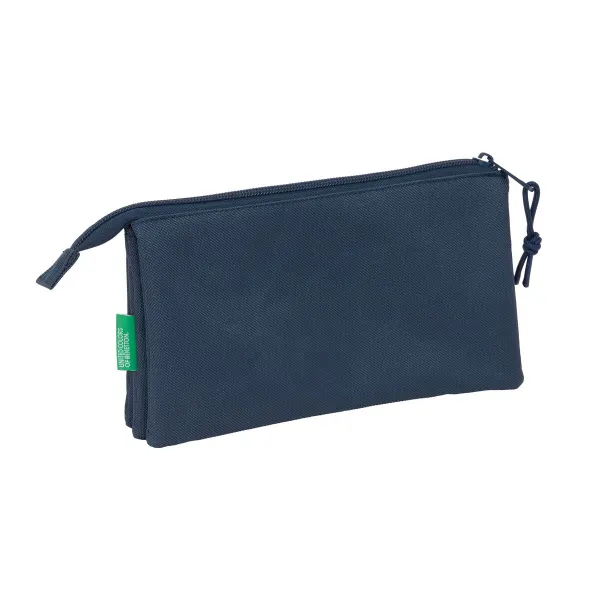 Holdall Benetton Antracita 22 x 12 x 3 cm