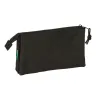 Holdall Benetton Negro Black 22 x 12 x 3 cm