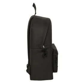 Mokyklinis krepšys Benetton Negro Juoda 33 x 42 x 15 cm