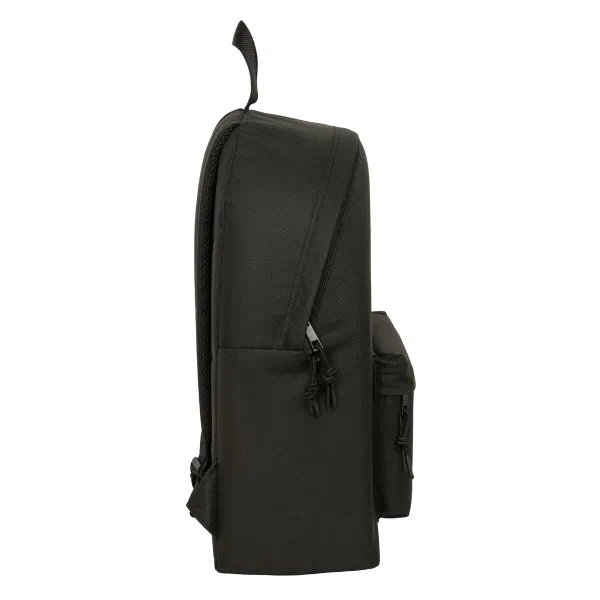 Mokyklinis krepšys Benetton Negro Juoda 33 x 42 x 15 cm