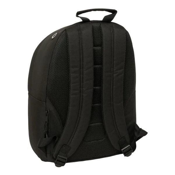 Mokyklinis krepšys Benetton benetton basics Juoda 31 x 41 x 16 cm