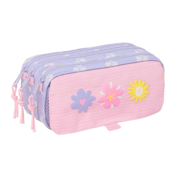 Holdall Safta Bouquet Pink Lilac 21,5 x 10 x 8 cm