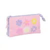 Holdall Safta Bouquet Pink Lilac 22 x 12 x 3 cm