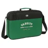 Mokyklinis krepšys BlackFit8 Varsity Juoda Žalia 38 x 28 x 6 cm