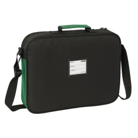 Mokyklinis krepšys BlackFit8 Varsity Juoda Žalia 38 x 28 x 6 cm