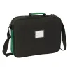 Mokyklinis krepšys BlackFit8 Varsity Juoda Žalia 38 x 28 x 6 cm