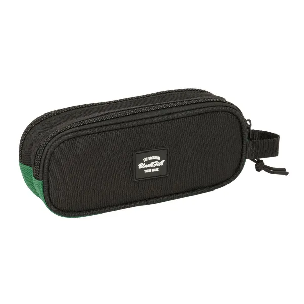 Holdall BlackFit8 Varsity Black Green 21 x 8 x 6 cm