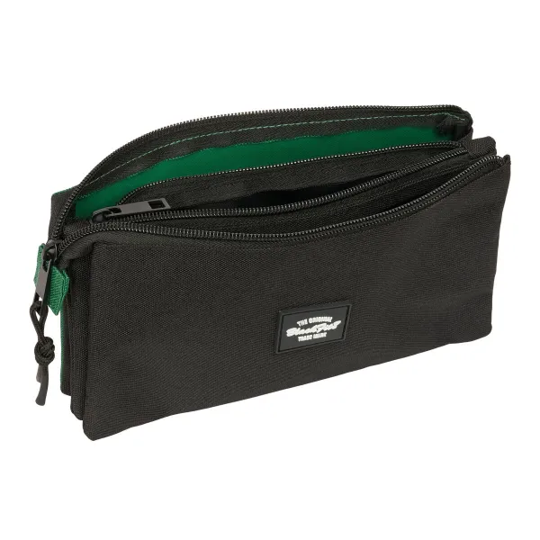 Holdall BlackFit8 Varsity Black Green 22 x 12 x 3 cm