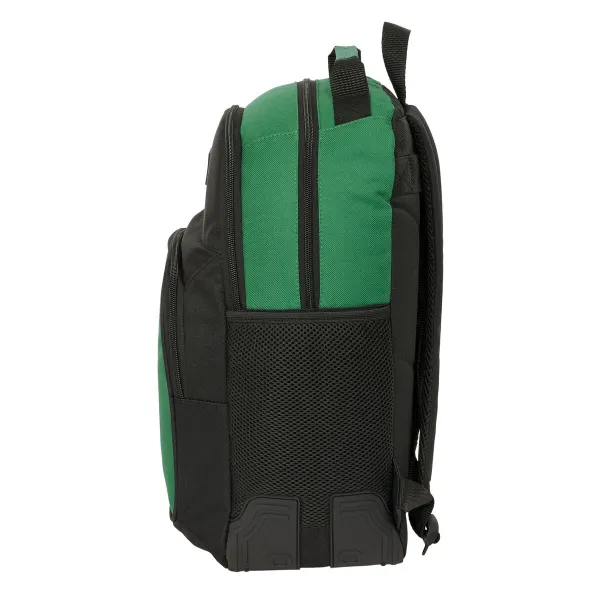 Mokyklinis krepšys BlackFit8 Varsity Juoda Žalia 32 x 42 x 15 cm