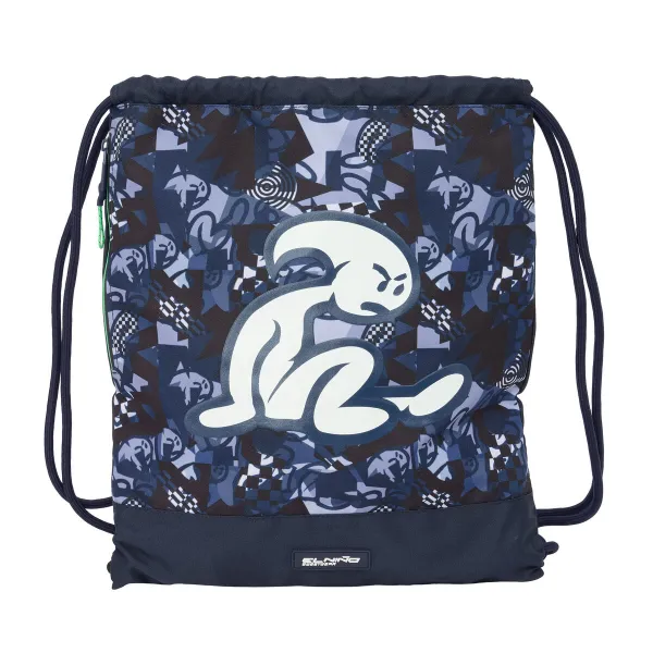Kuprinė su virvutėmis El Niño Navy Tamsiai mėlyna 35 x 40 x 1 cm
